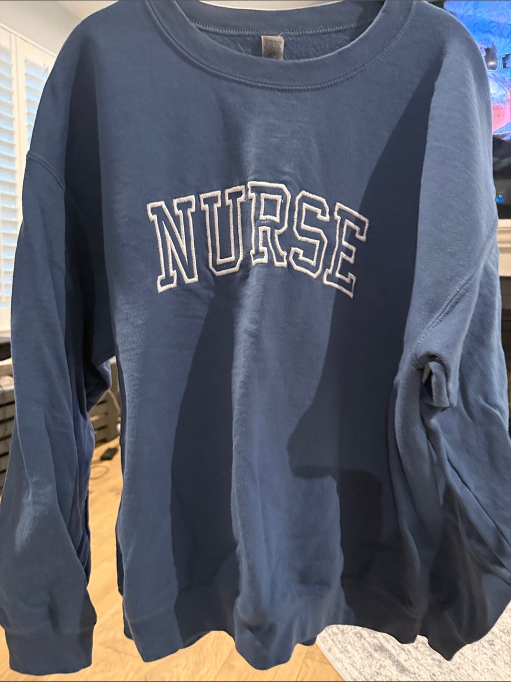 Gildan Blue Nurse Crewneck Sweatshirt
